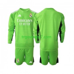 Golmanski Dres - Dres Real Madrid Domaći 2023-2024 Dugim Rukavima - Dječji