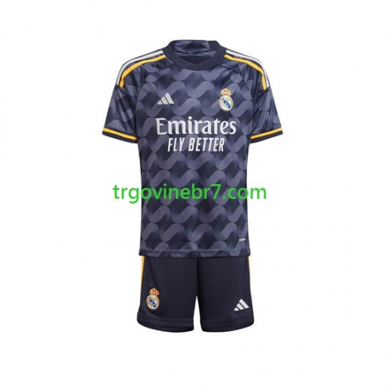 Dres Real Madrid Gostujući 2023-2024 Kratkih Rukava - Dječji
