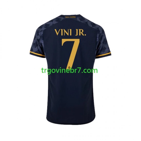 Dres Real Madrid Vinicius Junior 7 Gostujući 2023-2024 Kratkih Rukava - Muški