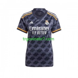 Dres Real Madrid Gostujući 2023-2024 Kratkih Rukava - Ženska Dres Real Madrid Gostujući 2023-2024 Kratkih Rukava - Ženska