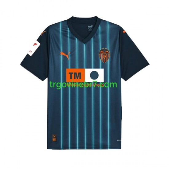 Dres Valencia CF Gostujući 2023-2024 Kratkih Rukava - Muški