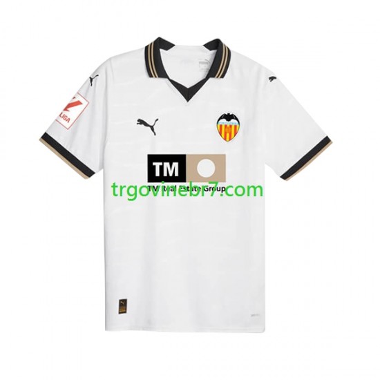 Dres Valencia CF Domaći 2023-2024 Kratkih Rukava - Muški