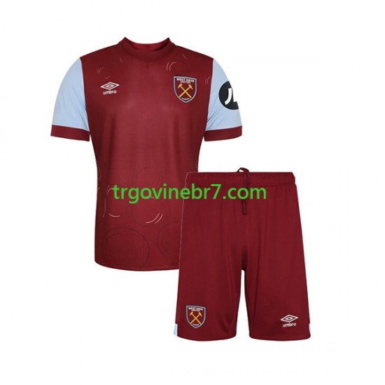 Dres West Ham United Domaći 2023-2024 Kratkih Rukava - Dječji