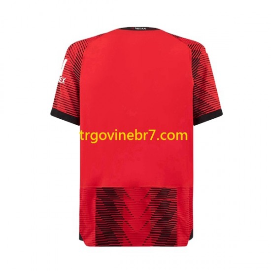 Dres AC Milan Domaći 2023-2024 Kratkih Rukava - Muški
