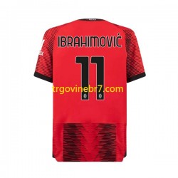 Dres AC Milan Ibrahimović 11 Domaći 2023-2024 Kratkih Rukava - Muški