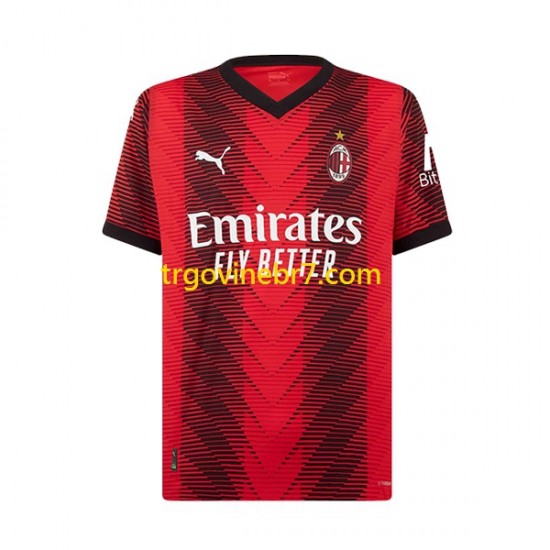 Dres AC Milan Ibrahimović 11 Domaći 2023-2024 Kratkih Rukava - Dječji