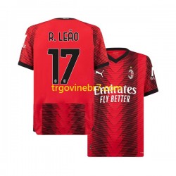 Dres AC Milan Rafael Leao 17 Domaći 2023-2024 Kratkih Rukava - Muški