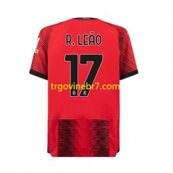 Dres AC Milan Rafael Leao 17 Domaći 2023-2024 Kratkih Rukava - Muški