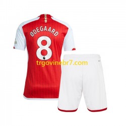 Dres Arsenal Martin Odegaard 8 Domaći 2023-2024 Kratkih Rukava - Dječji