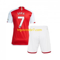 Dres Arsenal Saka 7 Domaći 2023-2024 Kratkih Rukava - Dječji