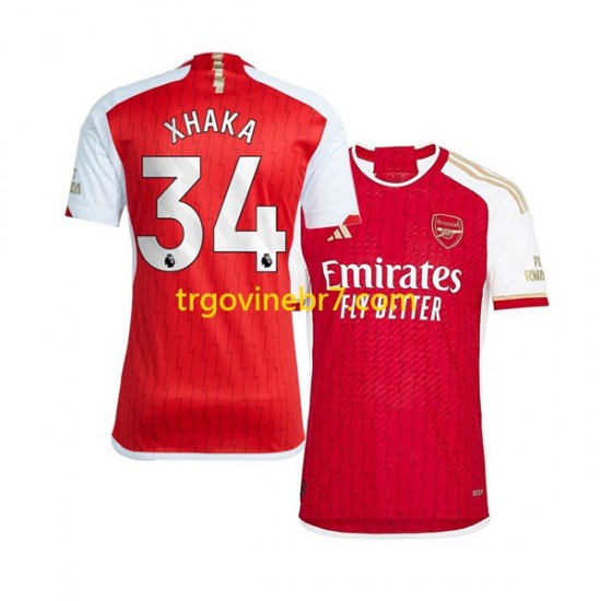 Dres Arsenal Xhaka 34 Domaći 2023-2024 Kratkih Rukava - Muški