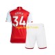 Dres Arsenal Xhaka 34 Domaći 2023-2024 Kratkih Rukava - Dječji