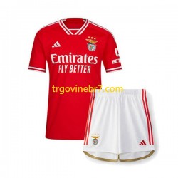 Dres Benfica Domaći 2023-2024 Kratkih Rukava - Dječji