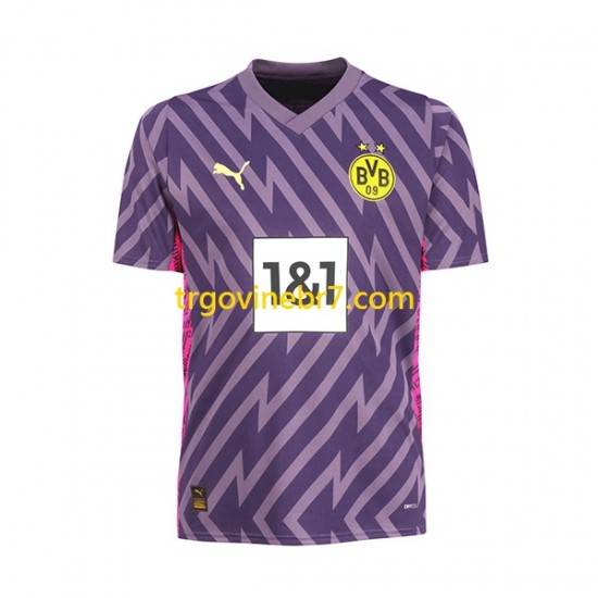 Golmanski Dres - Dres Borussia Dortmund Domaći 2023-2024 Kratkih Rukava - Muški