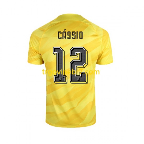 Golmanski Dres - Dres Corinthians Cassio 12 Gostujući 2023-2024 Kratkih Rukava - Muški