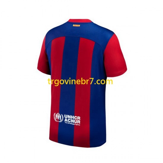 Dres FC Barcelona Domaći 2023-2024 Kratkih Rukava - Muški
