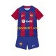 Dres FC Barcelona Domaći 2023-2024 Kratkih Rukava - Dječji