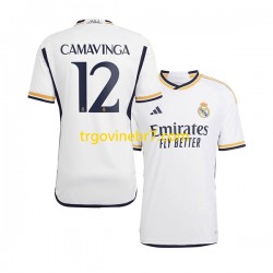 Dres Real Madrid Camavinga 12 Domaći 2023-2024 Kratkih Rukava - Muški