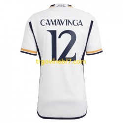 Dres Real Madrid Camavinga 12 Domaći 2023-2024 Kratkih Rukava - Muški