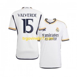 Dres Real Madrid Federico Valverde 15 Domaći 2023-2024 Kratkih Rukava - Muški