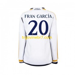 Dres Real Madrid Fran Garcia 20 Domaći 2023-2024 Dugim Rukavima - Muški