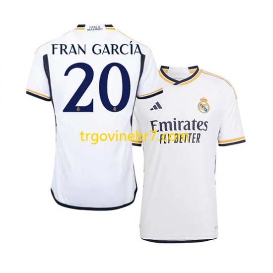 Dres Real Madrid Fran Garcia 20 Domaći 2023-2024 Kratkih Rukava - Muški