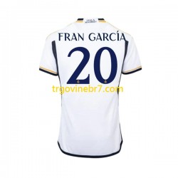 Dres Real Madrid Fran Garcia 20 Domaći 2023-2024 Kratkih Rukava - Muški