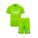 Golmanski Dres - Dres Real Madrid Domaći 2023-2024 Kratkih Rukava - Dječji