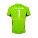 Golmanski Dres - Dres Real Madrid Thibaut Courtois 1 Domaći 2023-2024 Kratkih Rukava - Muški