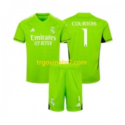 Golmanski Dres - Dres Real Madrid Thibaut Courtois 1 Domaći 2023-2024 Kratkih Rukava - Dječji