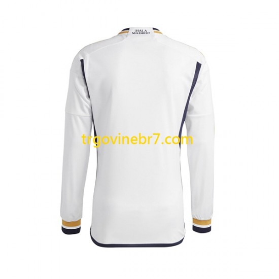 Dres Real Madrid Domaći 2023-2024 Dugim Rukavima - Muški