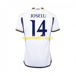 Dres Real Madrid JOSELU 14 Domaći 2023-2024 Kratkih Rukava - Muški