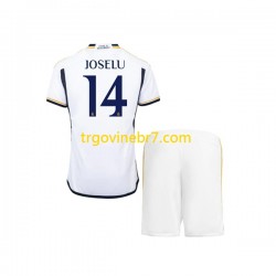 Dres Real Madrid JOSELU 14 Domaći 2023-2024 Kratkih Rukava - Dječji