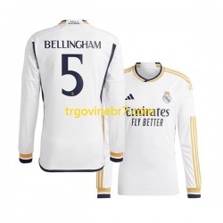 Dres Real Madrid Jude Bellingham 5 Domaći 2023-2024 Dugim Rukavima - Muški