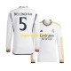 Dres Real Madrid Jude Bellingham 5 Domaći 2023-2024 Dugim Rukavima - Muški