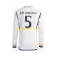 Dres Real Madrid Jude Bellingham 5 Domaći 2023-2024 Dugim Rukavima - Muški