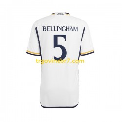 Dres Real Madrid Jude Bellingham 5 Domaći 2023-2024 Kratkih Rukava - Muški