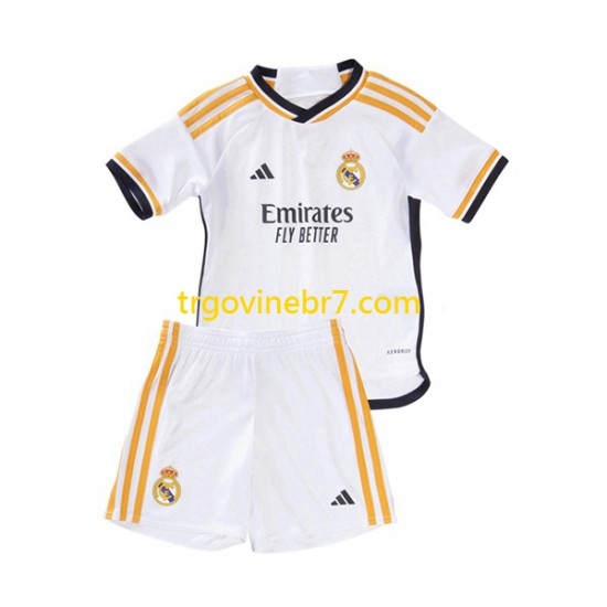 Dres Real Madrid Domaći 2023-2024 Kratkih Rukava - Dječji