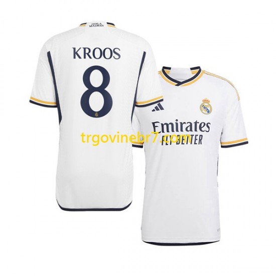 Dres Real Madrid Kroos 8 Domaći 2023-2024 Kratkih Rukava - Muški