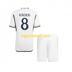 Dres Real Madrid Kroos 8 Domaći 2023-2024 Kratkih Rukava - Dječji