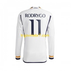 Dres Real Madrid Rodrygo Goes 11 Domaći 2023-2024 Dugim Rukavima - Muški