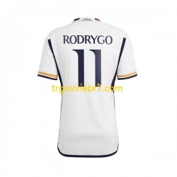 Dres Real Madrid Rodrygo Goes 11 Domaći 2023-2024 Kratkih Rukava - Muški