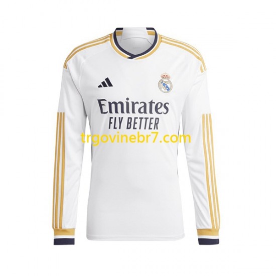 Dres Real Madrid Rodrygo Goes 11 Domaći 2023-2024 Dugim Rukavima - Dječji