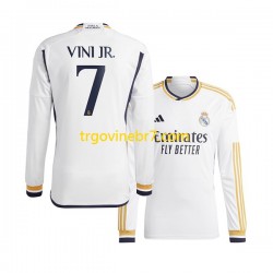 Dres Real Madrid Vinicius Junior 7 Domaći 2023-2024 Dugim Rukavima - Muški