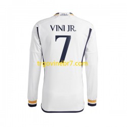 Dres Real Madrid Vinicius Junior 7 Domaći 2023-2024 Dugim Rukavima - Muški