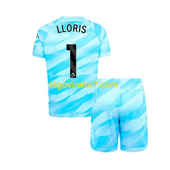 Golmanski Dres - Dres Tottenham Hotspur Hugo Lloris 1 Domaći 2023-2024 Kratkih Rukava - Dječji