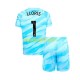 Golmanski Dres - Dres Tottenham Hotspur Hugo Lloris 1 Domaći 2023-2024 Kratkih Rukava - Dječji