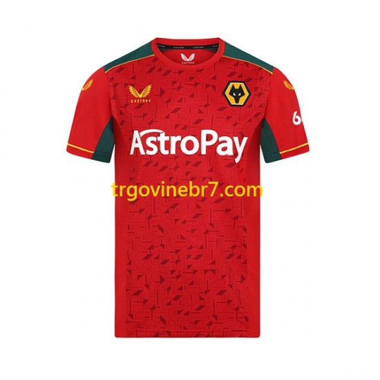 Dres Wolverhampton Wanderers Gostujući 2023-2024 Kratkih Rukava - Muški