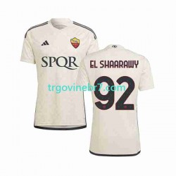 Dres Roma El Shaarawy 92 Gostujući 2023-2024 Kratkih Rukava - Muški Dres Roma El Shaarawy 92 Gostujući 2023-2024 Kratkih Rukava - Muški