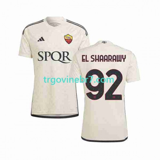 Dres Roma El Shaarawy 92 Gostujući 2023-2024 Kratkih Rukava - Muški